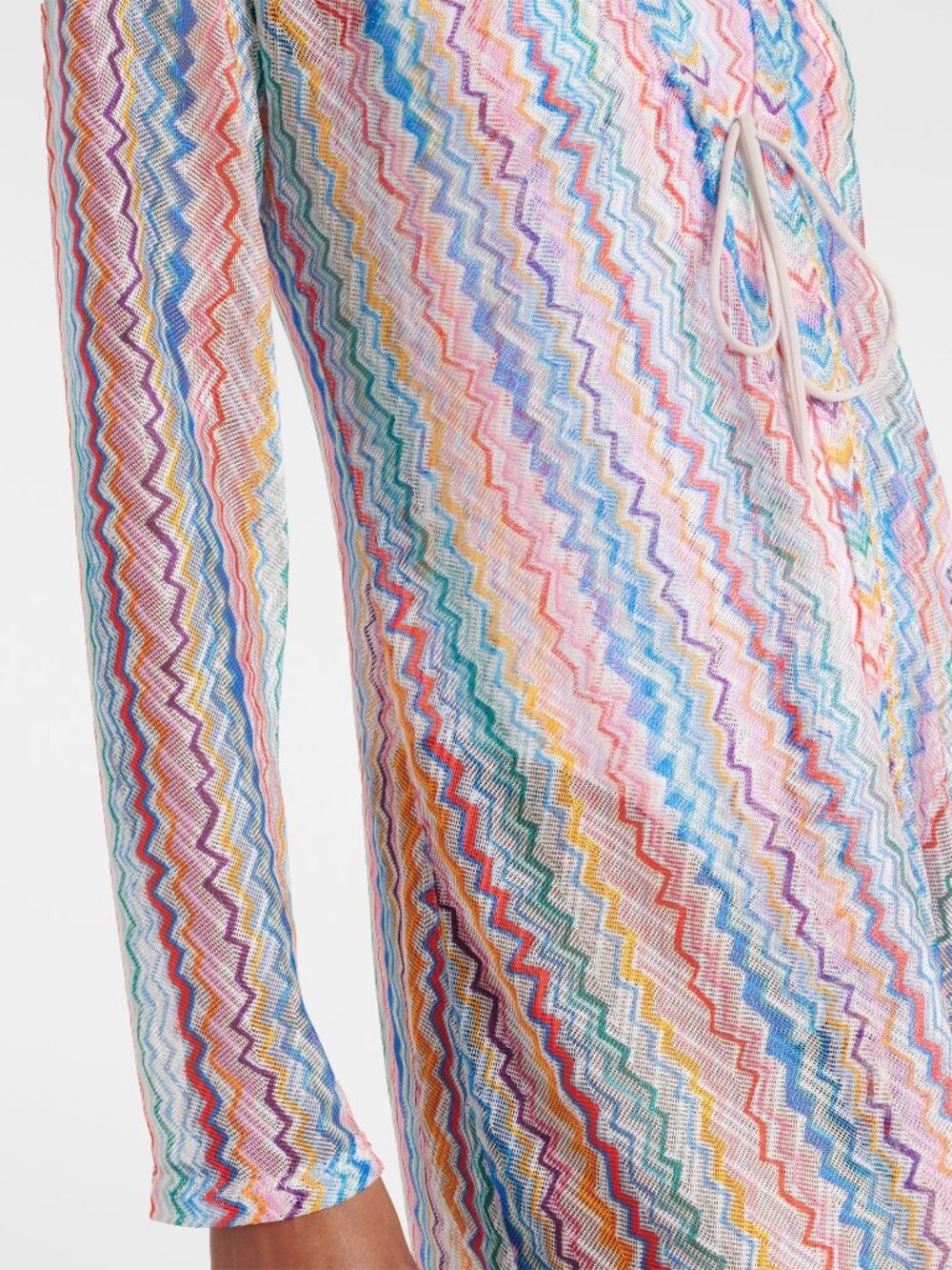 NWT Missoni Zigzag Semi-Sheer Beach Cover-Up (Exclusive Capsule) - Picture 3 of 5